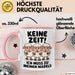 Schaf Tier Bauer Tasse Becher Geschenk Lustige Geschenkidee Spruch Keine Zeit Ich Muss Zu Meinen Mädels Rosa Trendation