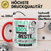Beste Klangkünstlerin Der Welt Tasse Geschenk für Eine Klangkünstlerin Geprüft Und Sicher Geschenkidee Geburtstag Weihnachten Rot Trendation