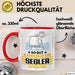 Segler Geschenk Tasse So Gut Kann Nur Ein Segler Aussehen Geschenkidee Kaffee-Becher Rot Trendation