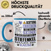 Stiefenkel Geschenk Tasse Lustiger Spruch Erheben Sie Sich Der Stiefenkel Betritt den Raum Blau Trendation