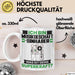 Musikgeschäftsinhaber Tasse Geschenk für Musikgeschäftsinhaber Geburtstag Lustiger Spruch Kaffee-Becher Was Ist Deine Superkraft Weiß Trendation