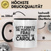Carola Tasse Gott Formte Die Perfekte Frau Und Nannte Sie Carola Geschenk Schwarz Trendation