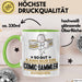 Comic-Sammler Geschenk Tasse So Gut Kann Nur Ein Comic-Sammler Aussehen Geschenkidee Kaffee-Becher Grün Trendation