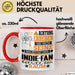 Indie-Fan Geschenk Tasse Lustiger Spruch Erheben Sie Sich Der Indie-Fan Betritt den Raum Rot Trendation