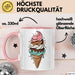 Dessert Fan Tasse Geschenkidee Kuchen und Gebäck Liebhaber Rosa Trendation