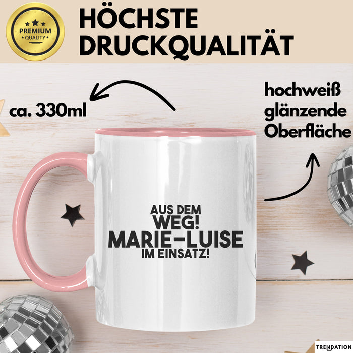 Marie-Luise Tasse Aus Dem Weg! Marie-Luise Im Einsatz! Geschenk