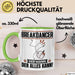 Breakdancer Tasse Geschenk für Breakdancer Der Mann Der Alles Kann Geschenkidee zum Geburtstag Grün Trendation