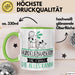 Hundeliebhaberin Geschenk Tasse Becher Die Frau Die Allen Kann Geschenkidee für eine Hundeliebhaberin Lustig Grün Trendation