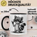 Waschbär Rockmusik Tasse Geschenk für Tiermusikliebhaber Trendation