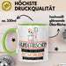 Hundefrisörin Weil Es Keinen Schöneren Beruf Gibt Tasse Geschenk für Eine Hundefrisörin Lustig Grün Trendation