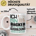 Bäcker Ausbildung Tasse Geschenk Ich Bin Bäcker In Der Ausbildung Ich Darf Das Geschenkidee Spruch Weiß Trendation