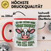 Fleischliebhaber Vegetarier Tasse Geschenk Lustige Geschenkidee Spruch Ich Bin Second Hand Vegetarier Rot Trendation