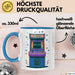 Arcade Enthusiast Tasse Geschenk Lustige Geschenkidee Spruch Für Highscore Jäger Blau Trendation