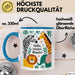 Baby Geburt Neue Eltern Tasse Geschenk Lustige Geschenkidee Spruch Kleines Wunder Blau Trendation