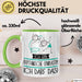 Geschenk für Rhythmische Gymnastin Tasse Lustige Geschenkidee Geburtstag Ich Bin Rhythmische Gymnastin Ich Darf Das Grün Trendation
