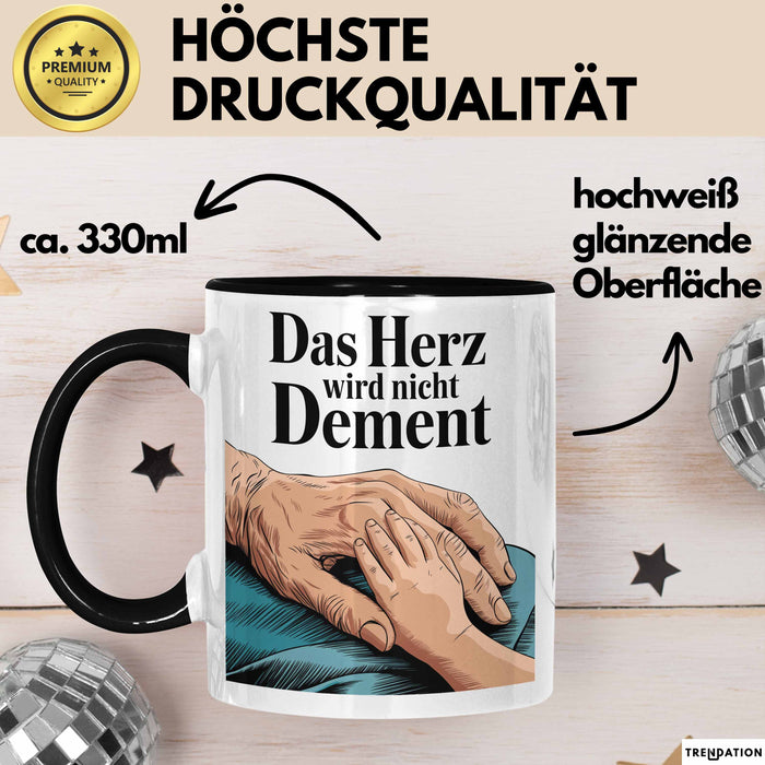 Krankenschwester Pflege Betreuung Tasse Geschenk Lustige Geschenkidee Spruch Das Herz Wird Nicht Dement Trendation