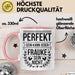 Frauke Tasse Geschenk Perfekt Sein Kann Jeder Geschenkidee Geburtstag Rosa Trendation
