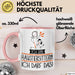 Geschenk für Haustiersitterin Tasse Lustige Geschenkidee Geburtstag Ich Bin Haustiersitterin Ich Darf Das Rosa Trendation