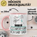 Geschenk für Country-Fan Tasse Lustige Geschenkidee Geburtstag Ich Bin Country-Fan Ich Darf Das Rosa Trendation