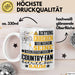 Country-Fan Geschenk Tasse Lustiger Spruch Erheben Sie Sich Der Country-Fan Betritt den Raum Weiß Trendation