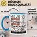 Yogini Tasse Geschenk Spruch Wer Will Schon Prinzessin Sein Wenn Man Auch Yogini Sein Kann Blau Trendation