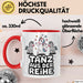Tänzer Tanzendes Einhorn Tasse Geschenk Lustige Geschenkidee Spruch Tanz Aus Der Reihe Rot Trendation