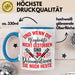 Krankenschwester Pflege Betreuung Tasse Geschenk Lustige Geschenkidee Spruch Und Wenn Die Pflegekräfte Nicht Gestorben Sind Blau Trendation
