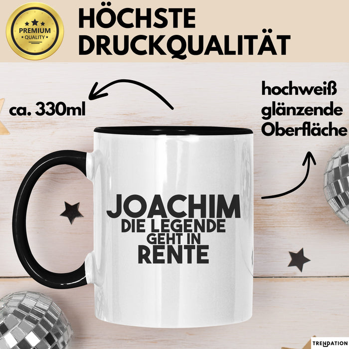 Joachim Tasse Joachim – Die Legende Geht In Rente Geschenk