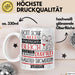 Haustier-Tätowiererin Geschenk Becher Tasse Gott Schuf Alle Menschen Gleich Nur Die Besten Durfeten Haustier-Tätowiererin Werden Geschenkidee Lustig Weiß Trendation