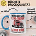 Lkw Fahrer Trucker Tasse Geschenk Lustige Geschenkidee Spruch Wenn Der Job Lkw Fahrer Leicht Wäre Würde Man Ihn Disponent Nennen Blau Trendation