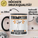 Trompeter Tasse Geschenk für Trompeter Der Mann Der Alles Kann Geschenkidee zum Geburtstag Schwarz Trendation