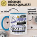 Skaterin Tasse Geschenk Lustiger Spruch Bitte Erheben Sie Sich Seine Majestät Die Skaterin Betritt Den Raum Blau Trendation