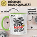 Schüler Abschluss Tasse Geschenk Lustige Geschenkidee Spruch Du Kannst So Verdammt Super Mega Stolz Auf Dich Grün Trendation