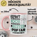 Pop-Fan Geschenk Lustiger Spruch für Pop-Fan Geschenkidee Bester Pop-Fan Der Welt Rosa Trendation