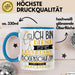 Bogenschützin Tasse Geschenk Ich Bin Diese Eine Legendäre Bogenschützin Von Der Alle Reden Geschenkidee Geburtstag Weihnachten Blau Trendation