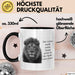 Der Löwe Stellt Seine Tasse Nicht In Die Spülmaschine Büro Becher Geschenk Trendation