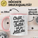 Jutta Tasse Geschenk Chillt Mal Alle Jutta Ist Ja Jetzt Da Geschenkidee Becher mit Name Rosa Trendation