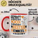 Enkel Geschenk Lustiger Spruch für Enkel Geschenkidee Bester Enkel Der Welt Rot Trendation