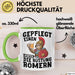 Biertrinker Tasse Geschenk Gepflegt Einen Hinter Die Rückstung Römern Becher Grün Trendation