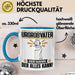 Urgroßvater Tasse Geschenk für Urgroßvater Der Mann Der Alles Kann Geschenkidee zum Geburtstag Blau Trendation