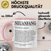 Büroarbeit Kollege Tasse Geschenk Lustige Geschenkidee Spruch Neuanfang Definition Rosa Trendation