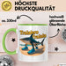 Tralalero Tralala Tasse Meme Italienisch Geschenk Lustig Becher Grün Trendation