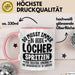 Humor Tasse Geschenk Mit Spruch Du Musst Immer In Beide Löcher Spritzen Kaffee-Becher Rosa Trendation