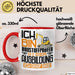 Baustoffprüfer Ausbildung Tasse Geschenk Ich Bin Baustoffprüfer In Der Ausbildung Ich Darf Das Geschenkidee Spruch Rot Trendation