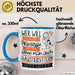 Haustiersitterin Tasse Geschenk Spruch Wer Will Schon Prinzessin Sein Wenn Man Auch Haustiersitterin Sein Kann Blau Trendation