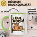 Eule Tierliebhaber Tasse Geschenk Lustige Geschenkidee Spruch Eul Doch Grün Trendation