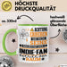 Indie-Fan Geschenk Tasse Lustiger Spruch Erheben Sie Sich Der Indie-Fan Betritt den Raum Grün Trendation