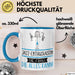 Jazz-Enthusiastin Geschenk Tasse Becher Die Frau Die Allen Kann Geschenkidee für eine Jazz-Enthusiastin Lustig Blau Trendation