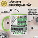 Gitarrenspieler Geschenk Tasse Lustiger Spruch Erheben Sie Sich Der Gitarrenspieler Betritt den Raum Grün Trendation