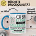 Höhlenforscherin Tasse Geschenk Ich Bin Diese Eine Legendäre Höhlenforscherin Von Der Alle Reden Geschenkidee Geburtstag Weihnachten Blau Trendation